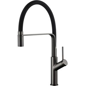 Grifo de Cocina Imex Black Gun Metal - Caño Alto, Garantía 5 Años Grifo de Cocina Imex Black Gun Metal - Caño Alto, Garantía 5 Años