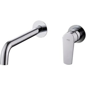 IMEX Mezclador de lavabo empotrado de latón - Líneas curvas - Elegancia en baño IMEX Mezclador de lavabo empotrado de latón - Líneas curvas - Elegancia en baño