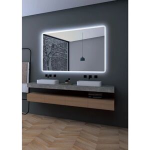 Mice Collection - Espejo cuadrado/rectangular con bordes redondeados - Sensor antivaho ajustable Mice Collection - Espejo cuadrado/rectangular con bordes redondeados - Sensor antivaho ajustable