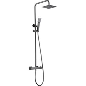 MICE COLLECTION MICE - Conjunto columna de ducha extensible de acero inoxidable con rociador y mango - Columna de ducha MICE COLLECTION MICE - Conjunto columna de ducha extensible de acero inoxidable con rociador y mango - Columna de ducha