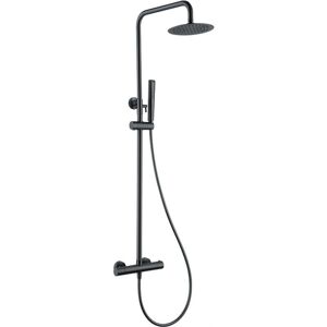 Mice Collection Columna de Ducha Termostática - Gun Metal Negro Mice Collection Columna de Ducha Termostática - Gun Metal Negro