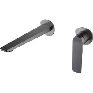 Colección Mice Grifo de latón empotrado a pared - Color negro gun metal Colección Mice Grifo de latón empotrado a pared - Color negro gun metal