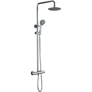 Colonne de douche thermostatique MICE COLLECTION - Extensible, tête anti-calcaire 20cm, sécurité - Publicité Colonne de douche thermostatique MICE COLLECTION - Extensible, tête anti-calcaire 20cm, sécurité - Publicité