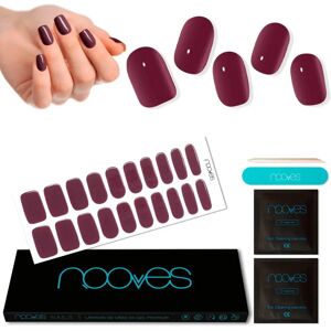 Nooves Midnight Rain Premium Luxe Solide Rode Gel Nagelfolie - 20 Stuks Nooves Midnight Rain Premium Luxe Solide Rode Gel Nagelfolie - 20 Stuks