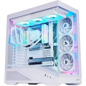 Case Abysm Arian A400 Bianca in Vetro Temperato - ATX Gaming Case Abysm Arian A400 Bianca in Vetro Temperato - ATX Gaming