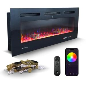 Lareira elétrica MOBICLINIC - Proteção contra superaquecimento - Chama 3D Lareira elétrica MOBICLINIC - Proteção contra superaquecimento - Chama 3D