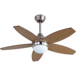 Bastilipo Bali Níquel LED - Níquel / Haya - Ventilador de Techo Bastilipo Bali Níquel LED - Níquel / Haya - Ventilador de Techo