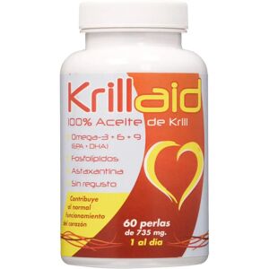 Just Aid Krill Aid 60 Perlas - Suplemento alimenticio Just Aid Krill Aid 60 Perlas - Suplemento alimenticio