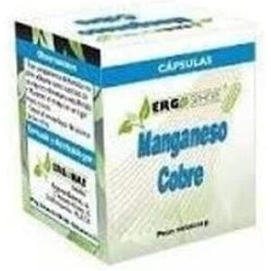 Manganeso Cobre Ergonat 50 Cápsulas - Suplemento Alimenticio Manganeso Cobre Ergonat 50 Cápsulas - Suplemento Alimenticio
