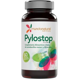 Mundo Natural Pylostop - Suplemento Probiótico para la Digestión - 60 Cápsulas Mundo Natural Pylostop - Suplemento Probiótico para la Digestión - 60 Cápsulas