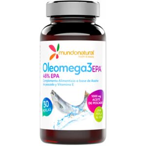 Mundo Natural Oleomega 3 EPA 465% 30 Weichkapseln - Nahrungsergänzungsmittel Mundo Natural Oleomega 3 EPA 465% 30 Weichkapseln - Nahrungsergänzungsmittel