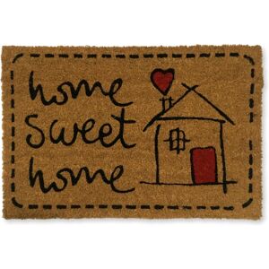 Tapete de Entrada KOKO DOORMATS Home Sweet Home - Marrom - 60x40cm Tapete de Entrada KOKO DOORMATS Home Sweet Home - Marrom - 60x40cm