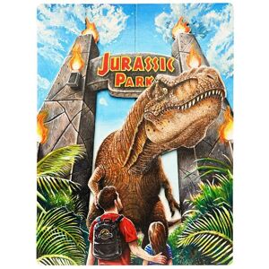 Doctor Collector Jurassic Park Rex Attack Woodart - Affiche - Publicité Doctor Collector Jurassic Park Rex Attack Woodart - Affiche - Publicité