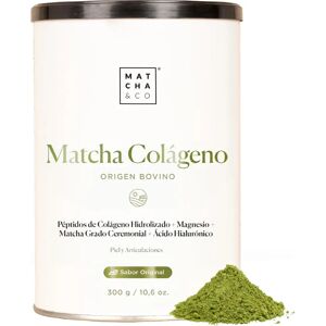 Colágeno con magnesio y té matcha 300 g - Matcha & Co Colágeno con magnesio y té matcha 300 g - Matcha & Co