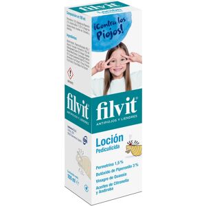 Loción Filvit - Tratamiento contra piojos y liendres - 100ml Loción Filvit - Tratamiento contra piojos y liendres - 100ml