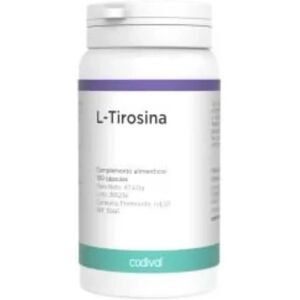 CODIVAL L-Tyrosine 500mg 100 Capsules CODIVAL L-Tyrosine 500mg 100 Capsules