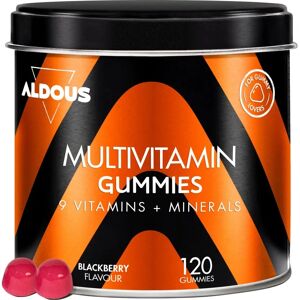 Multivitamines Aldous Bio - Saveur Mûre - 120 Gummies - Publicité Multivitamines Aldous Bio - Saveur Mûre - 120 Gummies - Publicité