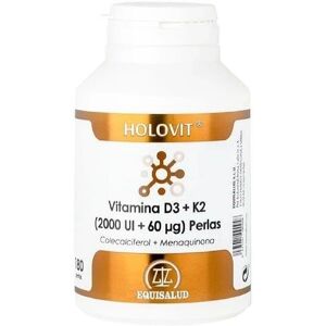 Equisalud Holovit Vitamin D3 2000 IU K2 60 μg - Bone & Immune Support Equisalud Holovit Vitamin D3 2000 IU K2 60 μg - Bone & Immune Support