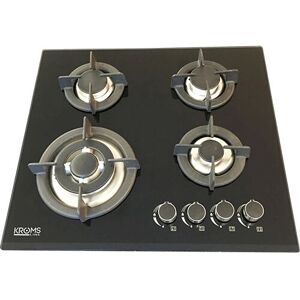 KromsLine - KPCG-4F-CR - Negro - 60 cm Placa de gas KromsLine - KPCG-4F-CR - Negro - 60 cm Placa de gas