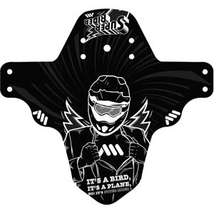 All Mountain Style Super Rider - Spatbord - Wit/Zwart - MTB Accessoire All Mountain Style Super Rider - Spatbord - Wit/Zwart - MTB Accessoire