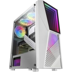 Mars Gaming MC777W White RGB Mid Tower PC Case - Computer Case Mars Gaming MC777W White RGB Mid Tower PC Case - Computer Case