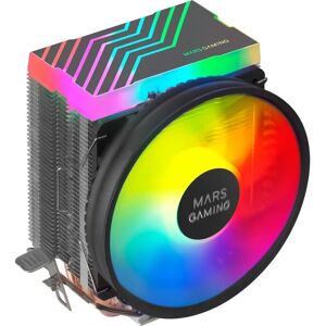 Mars Gaming MCPU33 CPU-Kühler - Doppellüfter, ARGB, 3 Heatpipes, Schwarz Mars Gaming MCPU33 CPU-Kühler - Doppellüfter, ARGB, 3 Heatpipes, Schwarz