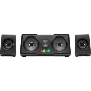 Altavoces Mars Gaming MS22 - Compactos 2.2 RGB Flow Subwoofer - Conexión por cable Altavoces Mars Gaming MS22 - Compactos 2.2 RGB Flow Subwoofer - Conexión por cable