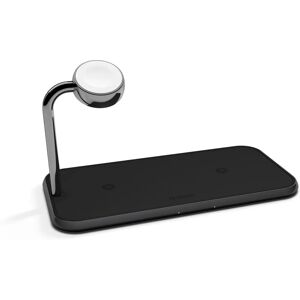 Chargeur sans fil double en aluminium ZENS - Noir - Smartphone, Montre connectée - Publicité Chargeur sans fil double en aluminium ZENS - Noir - Smartphone, Montre connectée - Publicité