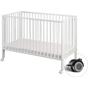TISSI Babybett Weiß Faltbar Platzsparend TISSI Babybett Weiß Faltbar Platzsparend