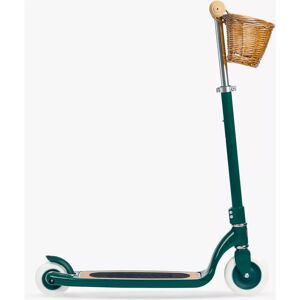 Banwood Maxi Scooter - Dark Green - Adjustable Handlebar - Vintage Basket - Scooters for Kids Banwood Maxi Scooter - Dark Green - Adjustable Handlebar - Vintage Basket - Scooters for Kids