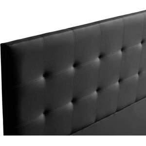 MOONIA Astoria Cabecero Tapizado - Cabecero, Negro, 160x120 cm MOONIA Astoria Cabecero Tapizado - Cabecero, Negro, 160x120 cm
