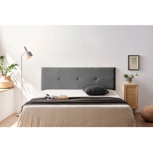 Moonia Napoli Testiera Imbottita - Grigio Scuro - Testiera Moonia Napoli Testiera Imbottita - Grigio Scuro - Testiera