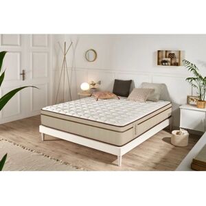 Colchón híbrido Moonia - 80x190cm - Soporte, Transpirable, 30cm grosor Colchón híbrido Moonia - 80x190cm - Soporte, Transpirable, 30cm grosor