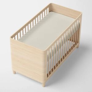 Happy Friday - 60x120 Beige Katoenen Fitted Sheet Happy Friday - 60x120 Beige Katoenen Fitted Sheet