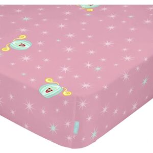 HappyFriday - MR FOX Pumpkin - Roze - 70x140 - Fitted Sheet HappyFriday - MR FOX Pumpkin - Roze - 70x140 - Fitted Sheet