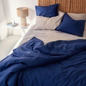 Happy Friday Home 220x220 cm Blau Katoenen Dekenhoes Happy Friday Home 220x220 cm Blau Katoenen Dekenhoes