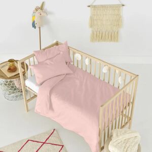 HappyFriday Katoenen Dekbedovertrek 115x145 - Babybed - Lichtroze HappyFriday Katoenen Dekbedovertrek 115x145 - Babybed - Lichtroze