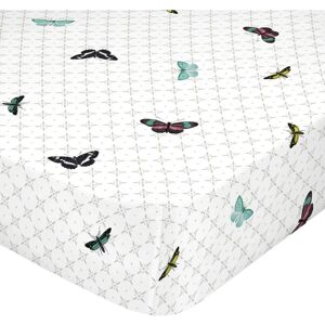 Happy Friday Fitted Cotton Bed Sheet - Bloemenpatroon Happy Friday Fitted Cotton Bed Sheet - Bloemenpatroon