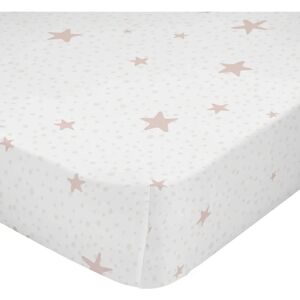 Happy Friday Pink Little Star Fitted Sheet - 105x200 cm Happy Friday Pink Little Star Fitted Sheet - 105x200 cm