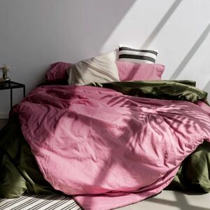 Happy Friday Home 26299 dekbedovertrek - Katoen - Magenta Happy Friday Home 26299 dekbedovertrek - Katoen - Magenta