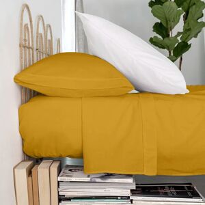 HAPPYFRIDAY Basic Mosterd 135/140 210x270 Bedlaken HAPPYFRIDAY Basic Mosterd 135/140 210x270 Bedlaken