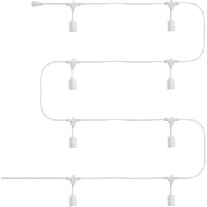 LEDKIA Lichterkette - 8 E27 Fassungen, 5,5m, IP65 - Außen LEDKIA Lichterkette - 8 E27 Fassungen, 5,5m, IP65 - Außen