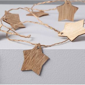 EFECTOLED Guirlande d'Étoiles en Bois à Piles - 2,2m - Type de Produit - Publicité EFECTOLED Guirlande d'Étoiles en Bois à Piles - 2,2m - Type de Produit - Publicité