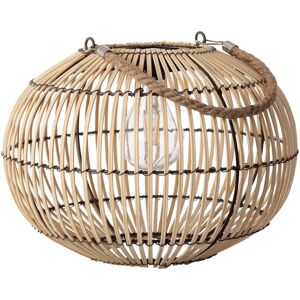 LEDKIA - Lampada da Tavolo Solare in Rattan Naturale - Lampada da Tavolo LEDKIA - Lampada da Tavolo Solare in Rattan Naturale - Lampada da Tavolo