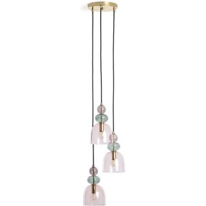 LEDKIA Lampada a Sospensione Rosa Tri Baudelaire - Stile Vintage LEDKIA Lampada a Sospensione Rosa Tri Baudelaire - Stile Vintage