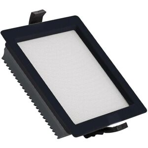 Downlight LED 15W Aero Slim Quadrato 130lm/W UGR17 Nero 135x135mm Downlight LED 15W Aero Slim Quadrato 130lm/W UGR17 Nero 135x135mm