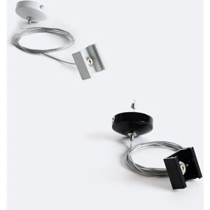 LEDKIA Kit di Sospensione DALI TRACK - 2000x50mm - Nero LEDKIA Kit di Sospensione DALI TRACK - 2000x50mm - Nero
