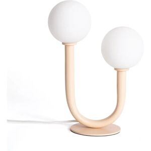 LEDKIA Metall Glas Tischlampe Beige - Innenbeleuchtung LEDKIA Metall Glas Tischlampe Beige - Innenbeleuchtung