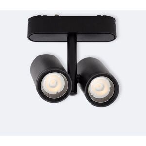 LEDKIA Fokus Doppel-Quartz Magnetisch Schienelicht - 16W - Schwarz LEDKIA Fokus Doppel-Quartz Magnetisch Schienelicht - 16W - Schwarz