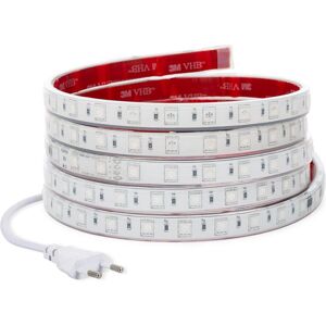 Striscia LED RGB 220V AC Silicone Flex - IP67, 60 LED/m, 12mm, Telecomando Striscia LED RGB 220V AC Silicone Flex - IP67, 60 LED/m, 12mm, Telecomando